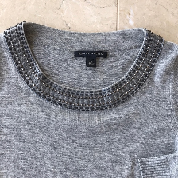 Banana Republic jeweled sweater - Picture 2 of 5